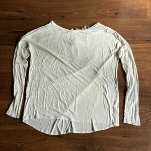 FREE White long sleeve top